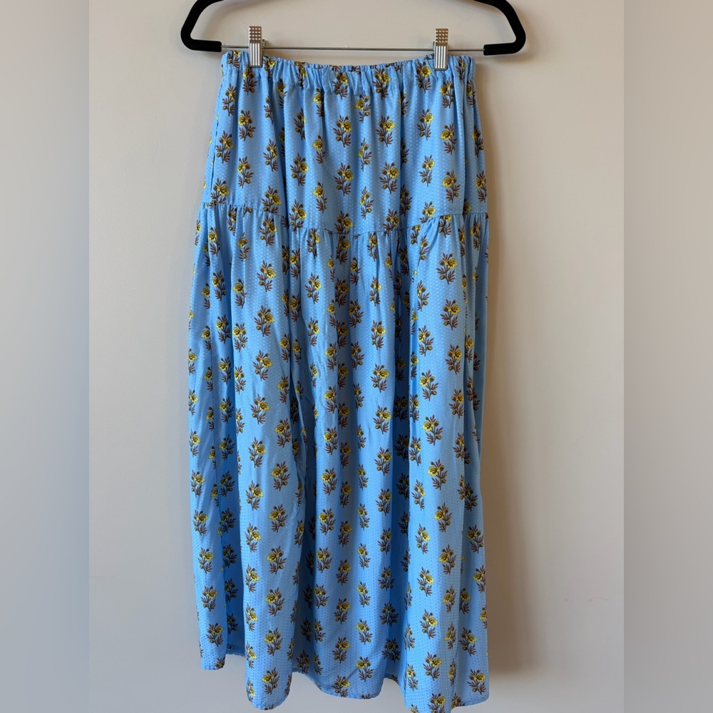 Little project  Floral Tiered Maxi Skirt
